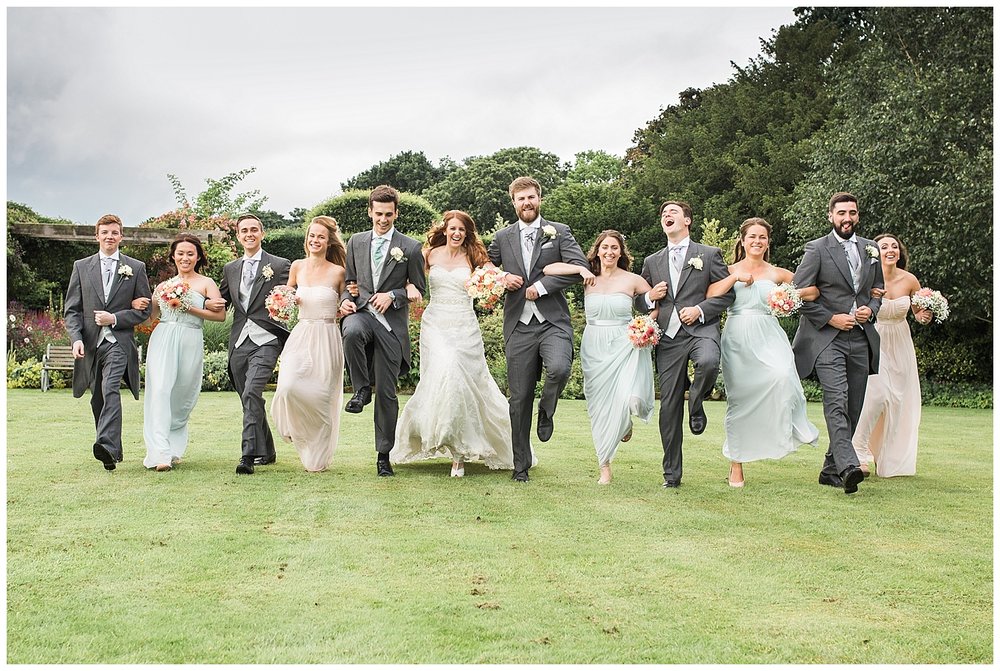  Bridal party photographs are more fun and relaxed. A few extra minutes in your timeline can get some really great images. 