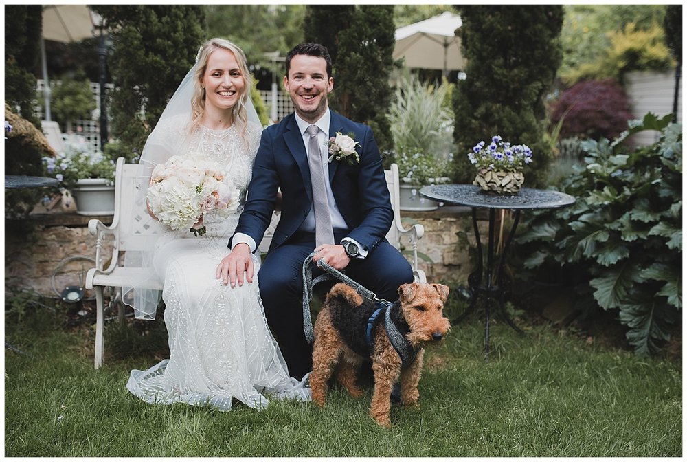  Bob the Welsh terrier at a Yellow Broom wedding in Cheshire 
