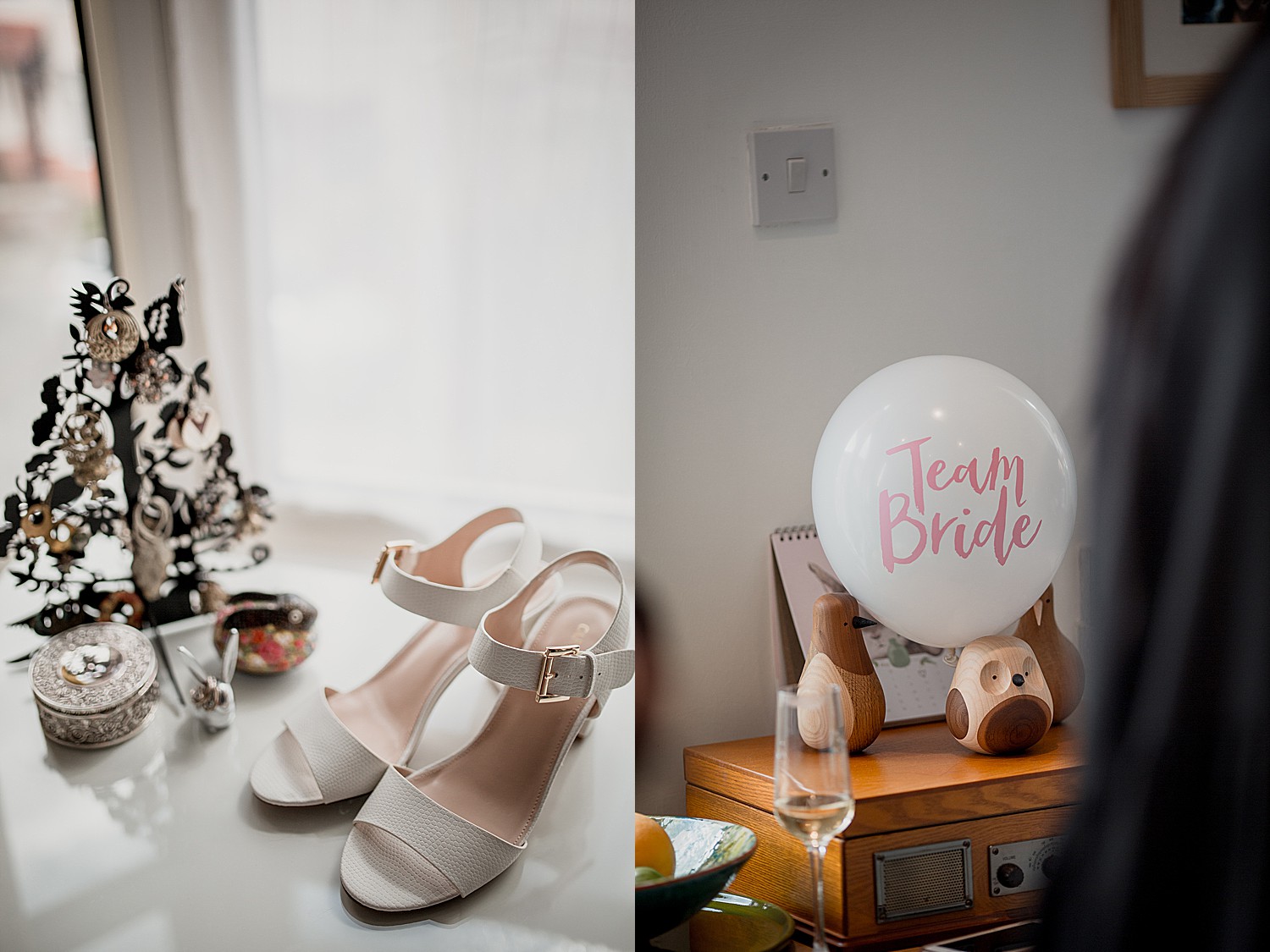 Shoes and details for a Liverpool wedding day