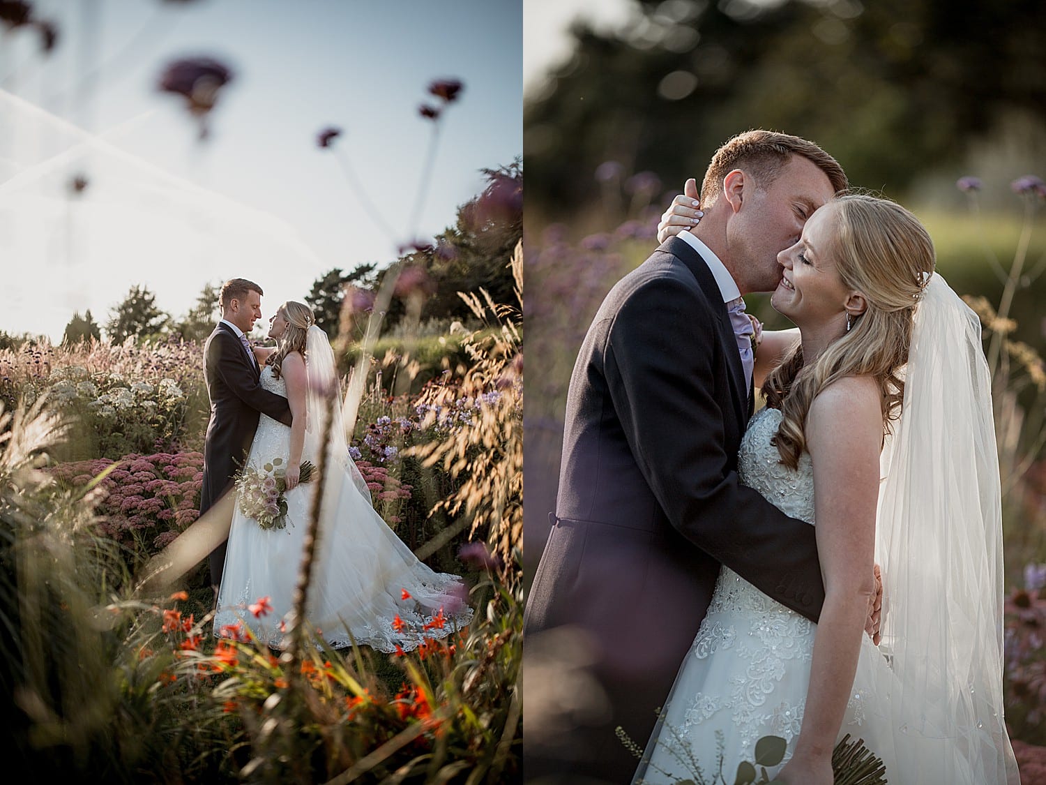 wedding photography in the flowers at abbeywood estate