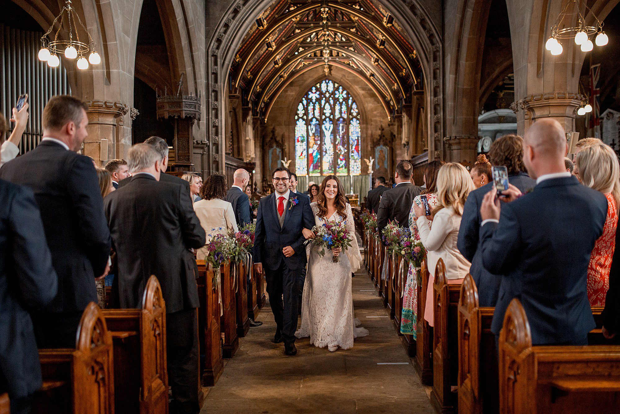 wedding at bowden church cheshire