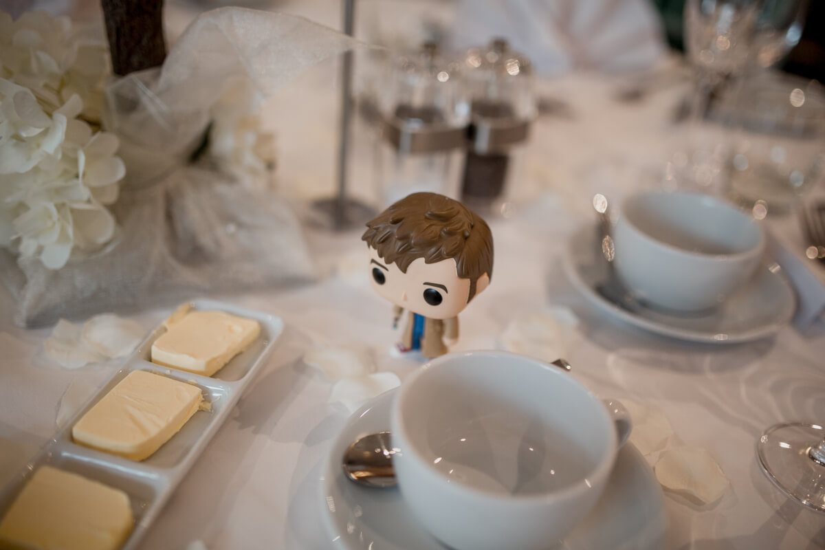 doctor who wedding table figures