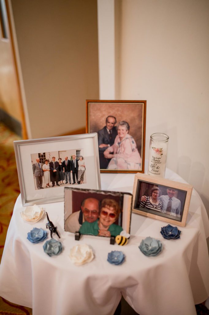 wedding memory table